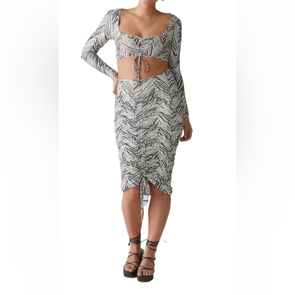 Urban Outfitters Rare London Top And Skirt Set